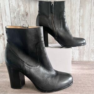 Frye Ankle Leather Western Boots Size 8